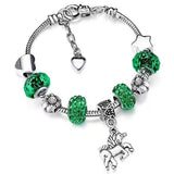 Colorful Animal Pendant Bracelet for Girls - Cartoon Style Children's Bracelet
