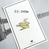 50pcs Rainbow Heart Console Charms Enamel Alloy Oil Drop Earring Pendants