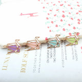 50pcs Rainbow Heart Console Charms Enamel Alloy Oil Drop Earring Pendants
