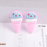 Colorful PVC Plastic Jewelry Resin Cabochons Girl Hair Bow Clip