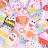 Colorful PVC Plastic Jewelry Resin Cabochons Girl Hair Bow Clip