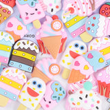 Colorful PVC Plastic Jewelry Resin Cabochons Girl Hair Bow Clip