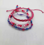 Colorful Rope Beads Stone Bracelet for Women Charms Engagement