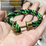 Colorful Ropes Anchor Bracelet Sailor Bracelet Charm Bracelets