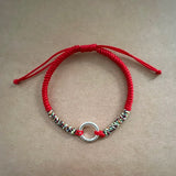 Colorful Thread Bracelets 925 Sterling Silver Charm Bracelet