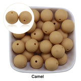 100Pcs 12mm Silicone Beads Focal Baby Teething Starry Blue Wine Olive Oatmeal