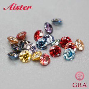 Colors Round Cut Small Sizes Moissanite Loose Stones VVS1 Lab Diamonds