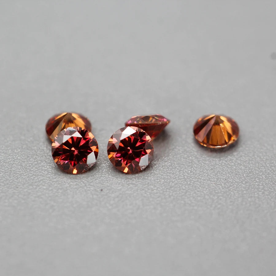 Colors Round Cut Small Sizes Moissanite Loose Stones VVS1 Lab Diamonds