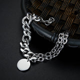 Cuban Chain Bracelet for Men Women Heavy Thick Stainless Steel Jewelry