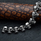 Adjustable Skull Bracelet 316 Stainless Steel High Jewelry