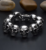 Adjustable Skull Bracelet 316 Stainless Steel High Jewelry