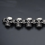 Adjustable Skull Bracelet 316 Stainless Steel High Jewelry