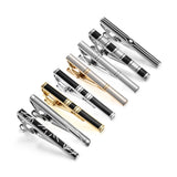 Copper Metal Silver Tie Clip for Men Wedding Necktie Tie Clasp Clip