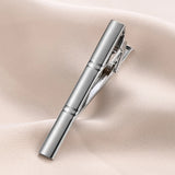 Copper Metal Silver Tie Clip for Men Wedding Necktie Tie Clasp Clip