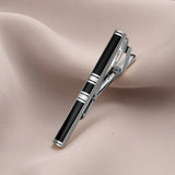Copper Metal Silver Tie Clip for Men Wedding Necktie Tie Clasp Clip