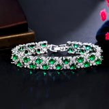 Copper Plated CZ Bracelet for Women