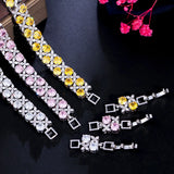 Copper Plated CZ Bracelet for Women