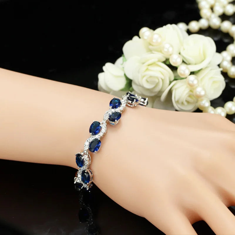 Copper Plated CZ Bracelet for Summer Dress