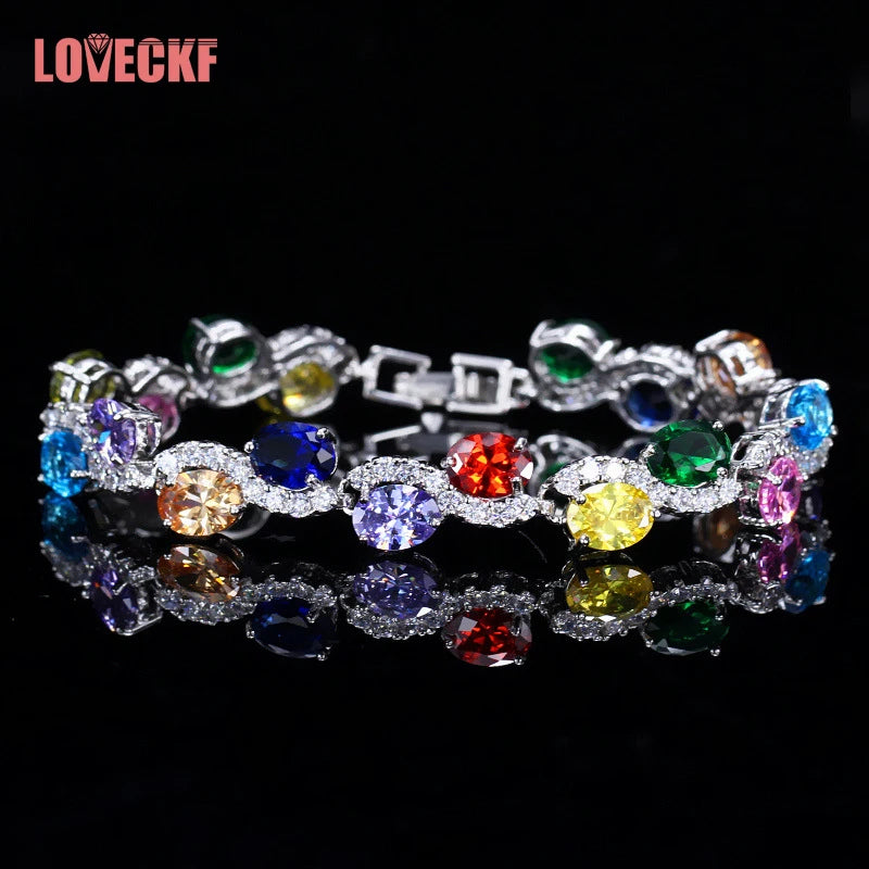 Copper Plated CZ Bracelet for Summer Dress
