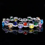 Copper Plated CZ Bracelet for Summer Dress