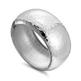 Statement Bangle for Women Round Metal Opened Cuff Bangles