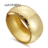 Statement Bangle for Women Round Metal Opened Cuff Bangles