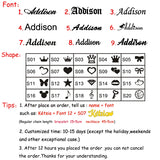 Couple Name Necklace Lover Jewelry Chain Butterfly Names For Women Men