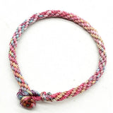Pink String Weave Bracelet Amulet Knitted Bracelet