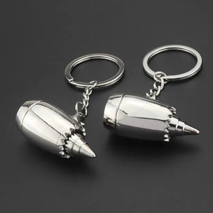 Creative Airplane Turbine Pendant Key Ring Keychain
