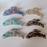 The Ocean's Stupid Baby Dolphin Hair Clip Claw Acetic Acid for Women and Girls