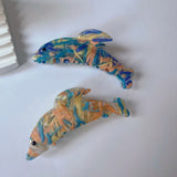 The Ocean's Stupid Baby Dolphin Hair Clip Claw Acetic Acid for Women and Girls