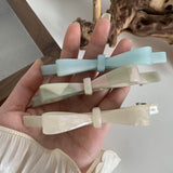 Retro Floral Acetate Barrette Spring Hair Clips For Woman