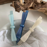 Retro Floral Acetate Barrette Spring Hair Clips For Woman