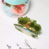 Small Fresh Flower Basket Hair Claw Fan Clip Hair Accessories