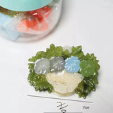 Small Fresh Flower Basket Hair Claw Fan Clip Hair Accessories