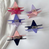 Stylish Acrylic Star Hair Clip Claw for Women