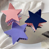 Stylish Acrylic Star Hair Clip Claw for Women
