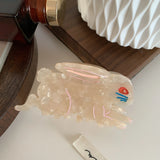 Geometric Bunny Shark Hair Clip for Women
