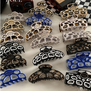 Geometric Colors Hair Clip Acetic Acid Shark Clip Hair Accessorie