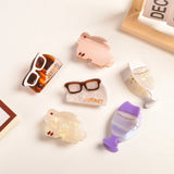 Acetic Acid Shark Clip Hair Accessories For Women Girl