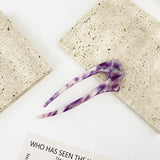 Retro Acetate Hair Sticks U Shaped Hair Pin Tortoiseshell