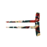 Retro Two Teeth Hair Sticks Acetate Hairpins U Shaped Hair Pin Tortoiseshell
