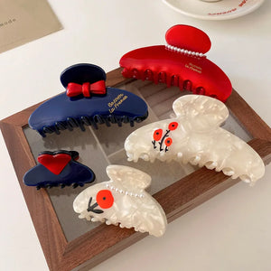 Sweet Girls Acetic Acid Hair Clip Claw