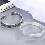 Silver Plated Dragon Bracelet Lucky Fortune Transfer Fish Bangle