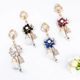 Flower Tassel Keychains Car Key Chains Ring Charm Ornaments