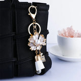 Flower Tassel Keychains Car Key Chains Ring Charm Ornaments