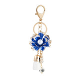 Flower Tassel Keychains Car Key Chains Ring Charm Ornaments