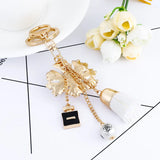 Flower Tassel Keychains Car Key Chains Ring Charm Ornaments