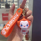 Funny Halloween Clown Keychain for Women Bags Pendants