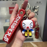 Funny Halloween Clown Keychain for Women Bags Pendants